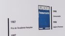 Snímek z výstavy Milan Kundera: Nostalgie po Evropě.