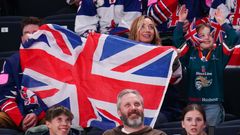 Britští fanoušci na MS v hokeji 2022 v Tampere