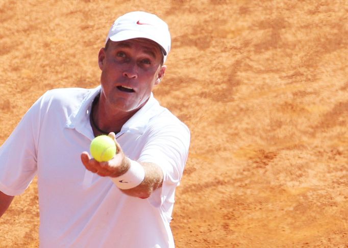 Exhibice na pražské Spartě - Ivan Lendl vs. Jiří Novák