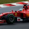 Ferrari Formula One driver Fernando Alonso of Spain drives during the Hungarian F1 Grand Prix at the Hungaroring circuit, near Budapest