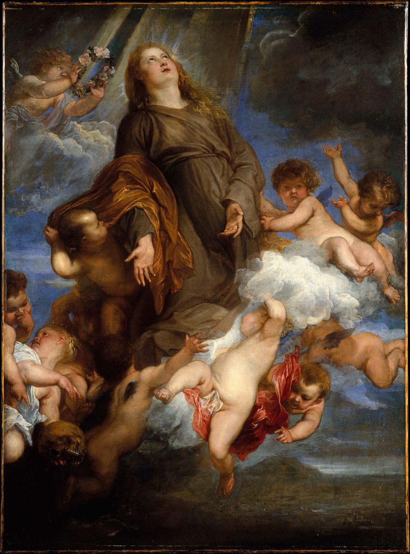 Anthony van Dyck: Svatá Rozálie se modlí za Palermo zasažené morem