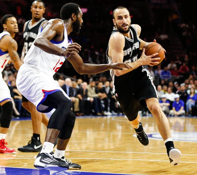 NBA: San Antonio Spurs at Philadelphia 76ers (Manu Ginobili)