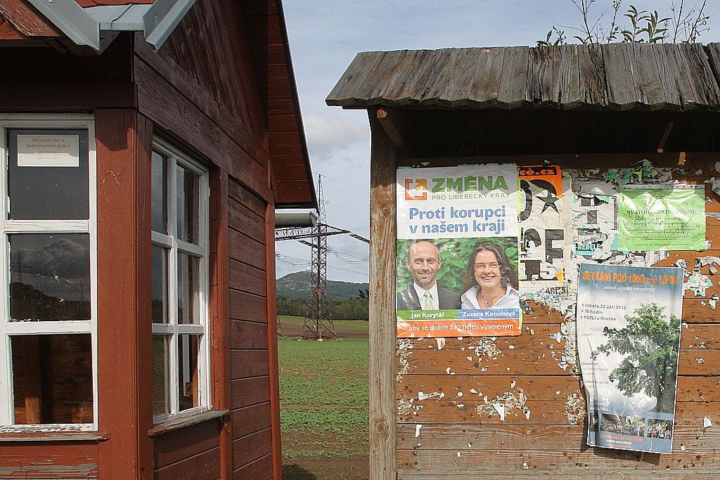 Předvolební plakáty v Liberci