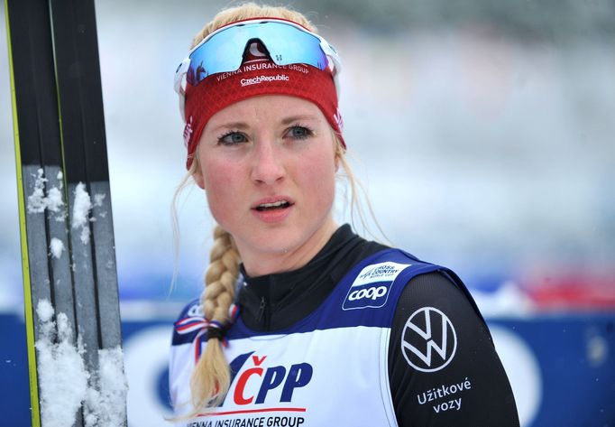 SP v běhu na lyžích NMnM (2020), stíhačka žen: Kateřina Janatová.