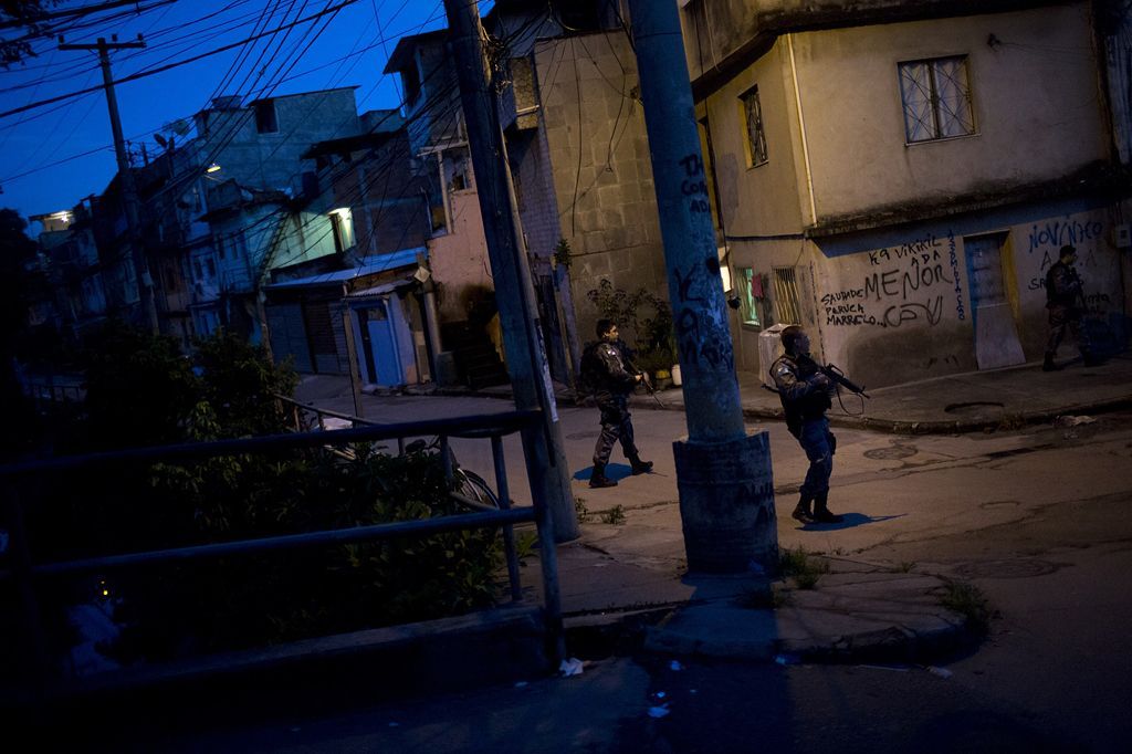 Fotogalerie: Razie v brazilském slumu