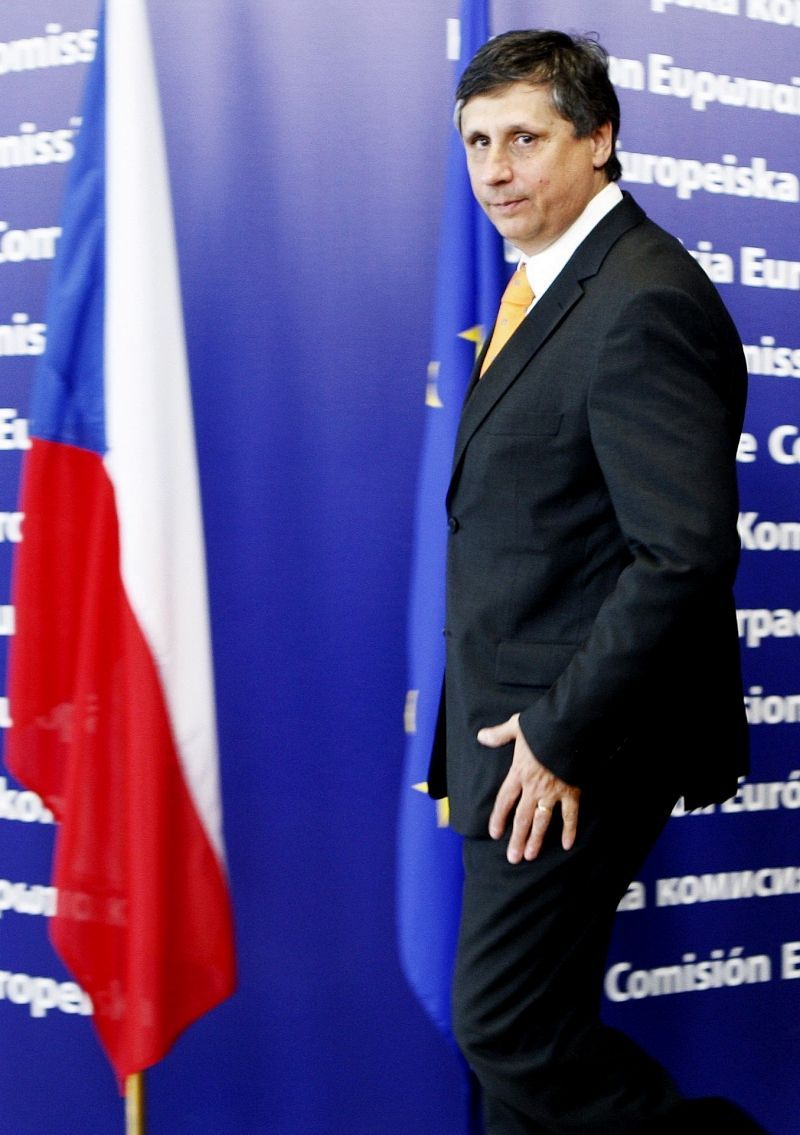 Ministerský předseda Jan Fischer na posledních konzultacích v Bruselu