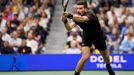 Novak Djokovič v utkání 3. kola US Open 2025