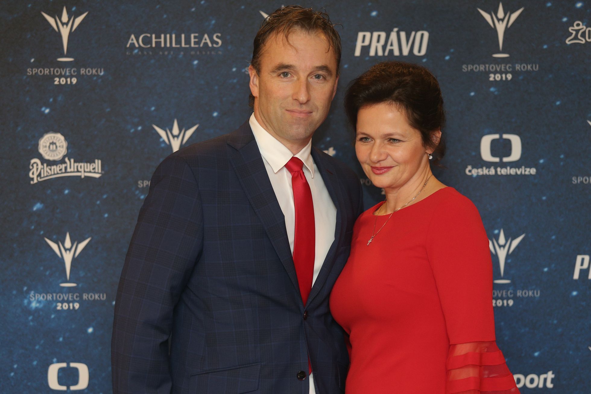 Sportovec roku 2019: Milan Hnilička s manželkou