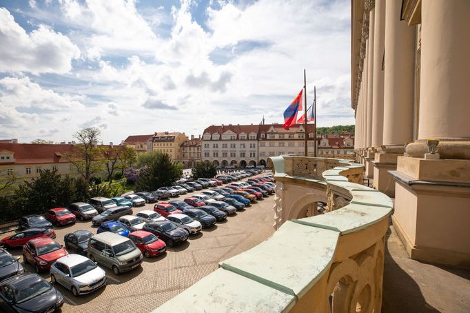 Černínský palác, sídlo Ministerstva zahraničních věcí.