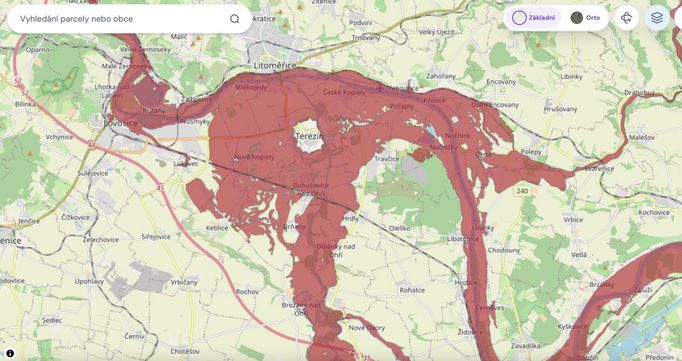 V Ústeckém kraji by se záplavy vyhnuly městu Terezín.