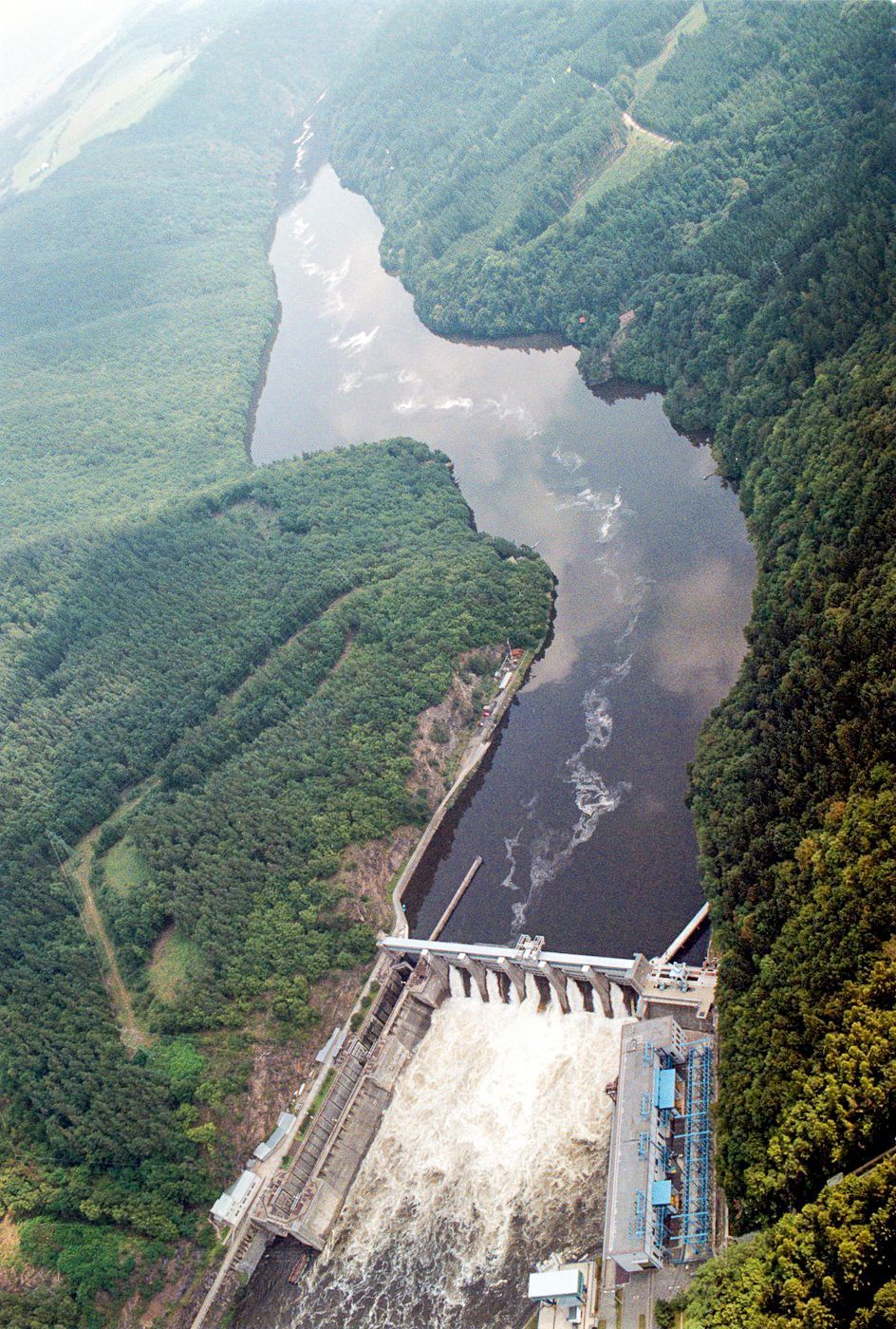 Vodní nádrž Štěchovice, Štěchovice, přehrada, vodní elektrárna, historie, stavba, výročí, Domácí