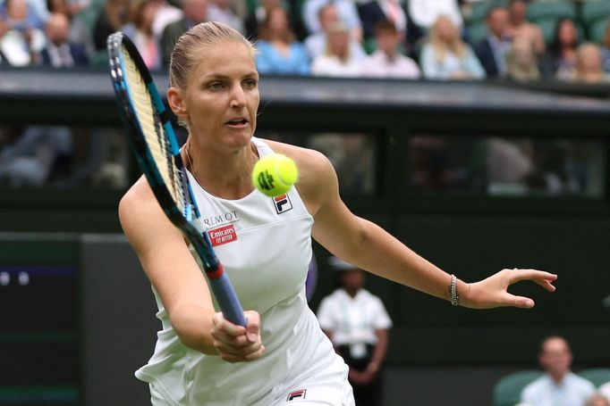 Karolína Plíšková v druhém kole Wimbledonu 2022