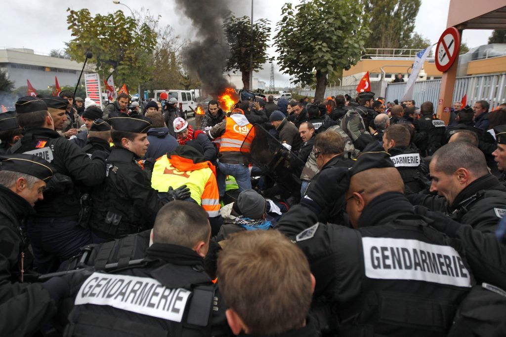 Francie - stávka