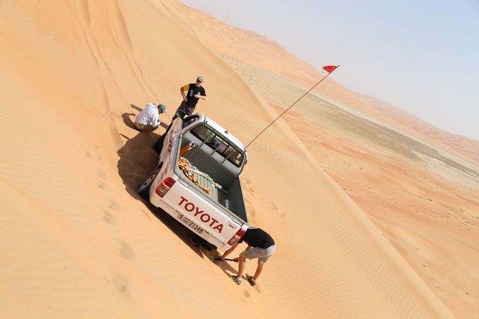 Martin Prokop při testech před Rallye Dakar 2016