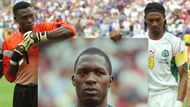 MARC-VIVIEN FOE. Smrt 28letého kamerunského fotbalisty zasáhla svět v roce 2003. Foe zemřel během semifinálového zápasu Konfederačního zápasu FIFA proti Kolumbii na následky srdečního selhání. V 71. minutě zápasu ho postihl kolaps, pokusy o oživení byly marné. Kamerun postoupil a ve finále proti Francii přinesli hráči na trávník velký portrét zesnulého kamaráda.