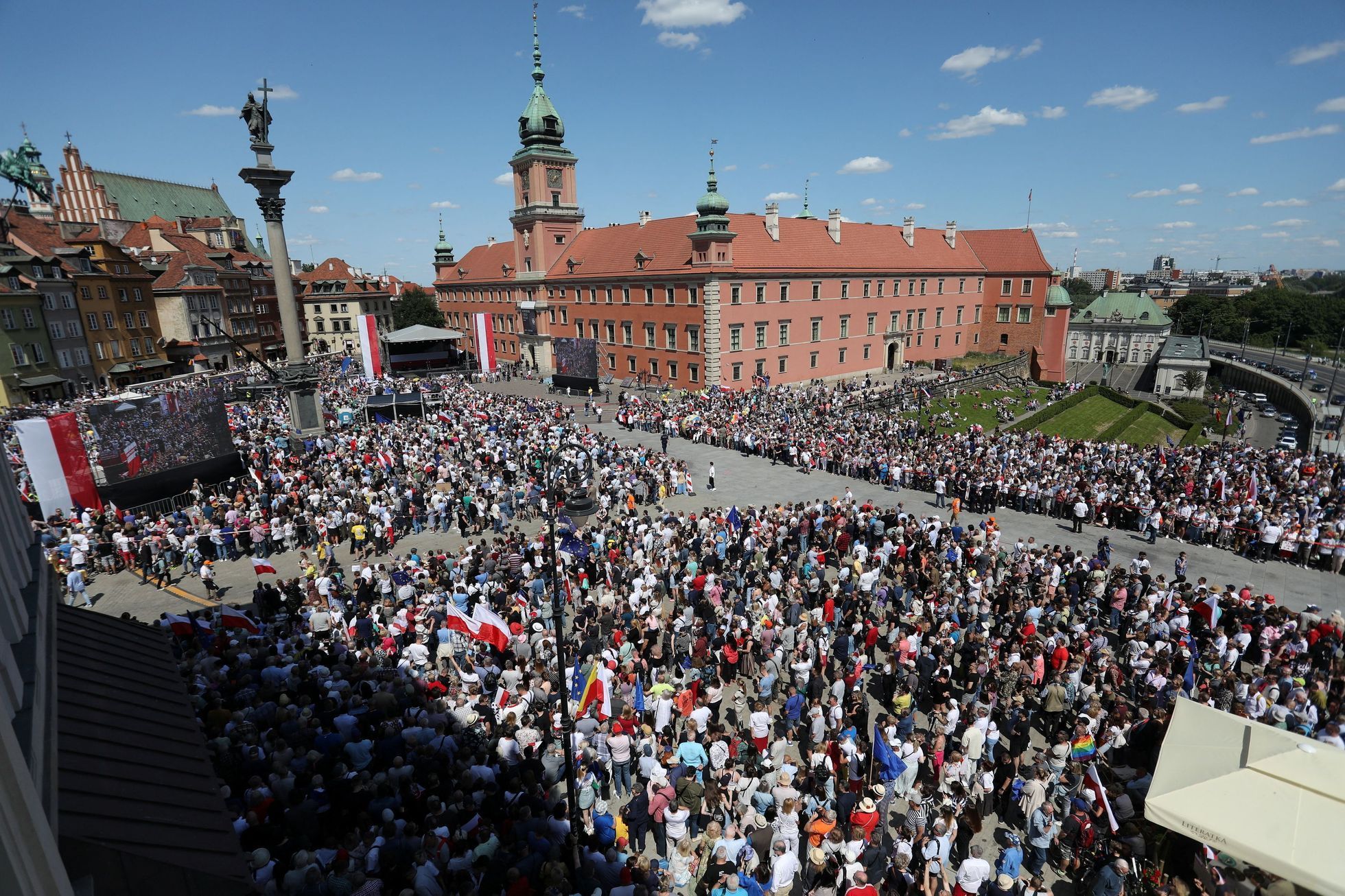Polsko Varšava protest demokracie Občanská platforma 4. června 2023
