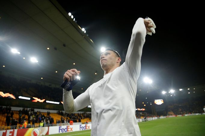 Soccer Football - Europa League - Group L - Wolverhampton Wanderers v Slovan Bratislava - Molineux Stadium, Wolverhampton, Britain - November 7, 2019  Slovan Bratislava's