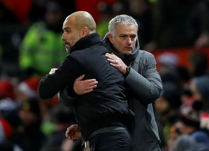 FILE PHOTO: Soccer Football - Premier League - Manchester United vs Manchester City - Old Trafford, Manchester, Britain - December 10, 2017   Manchester City manager Pep