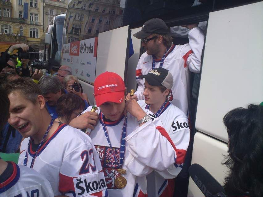 Návrat zlatých hochů - Staroměstské náměstí