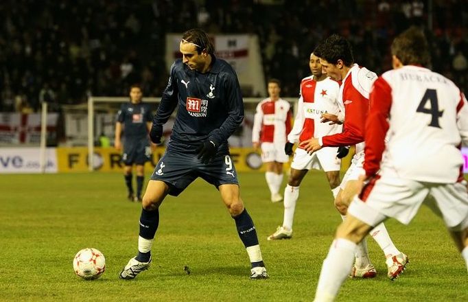 Dimitar Berbatov (Tottenham Hotspur FC) - autor první branky měl během utkání na kopačce i další gólové šance.