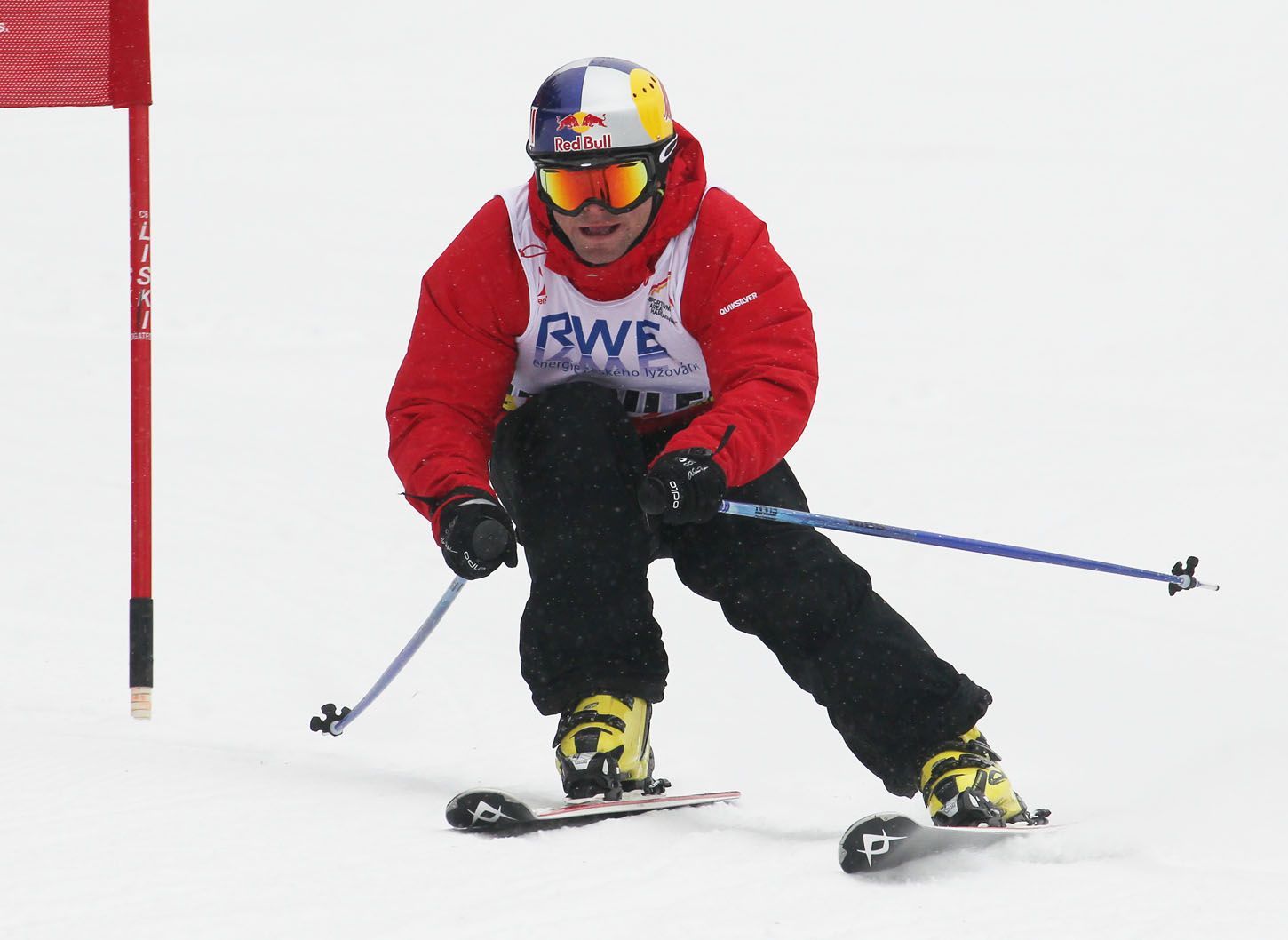 Vavřinec Hradilek na lyžařském sjezdu RWE KSN cup 2013