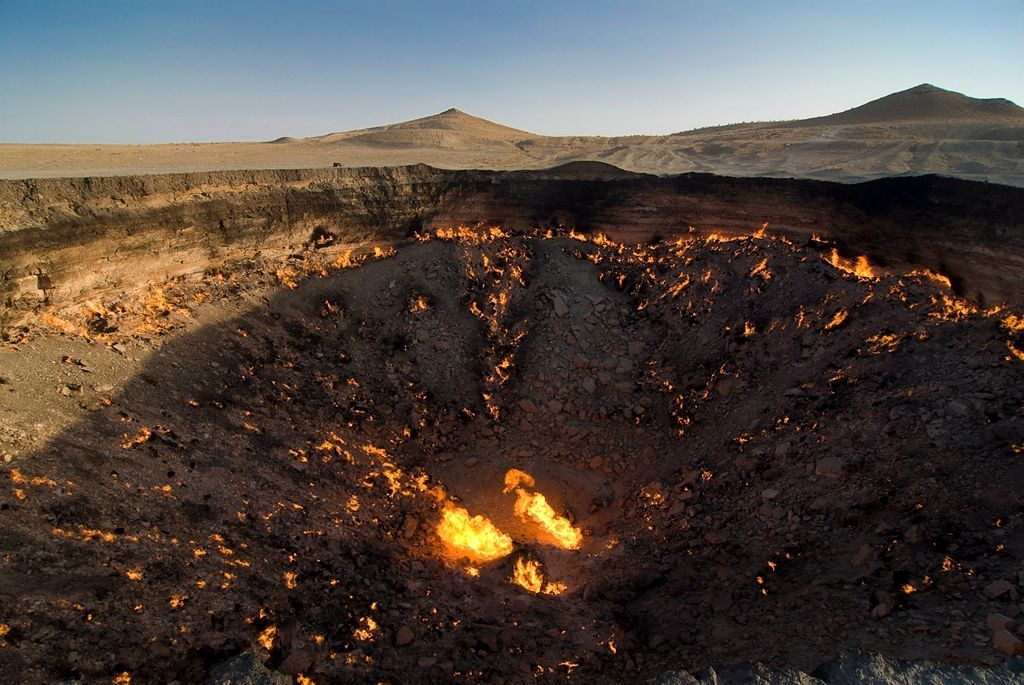 Fotogalerie: Brána do pekel v turkmenském podání