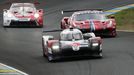 Toyota posádky Sébastien Buemi, Kazuki Nakadžima a Brendon Hartley v závodě 24 hodin Le Mans 2020