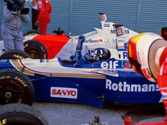 V roce 1996 se Damon Hill stal ve Williamsu mistrem světa formule 1.