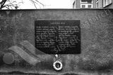 Pamětní deska na oběti Pražského povstání na Barrandově