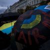 Deštník pro Ukrajinu, demonstrace na Václavském náměstí