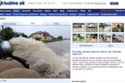 Na Slovensku se zvedají hladiny řek, hrozí povodně