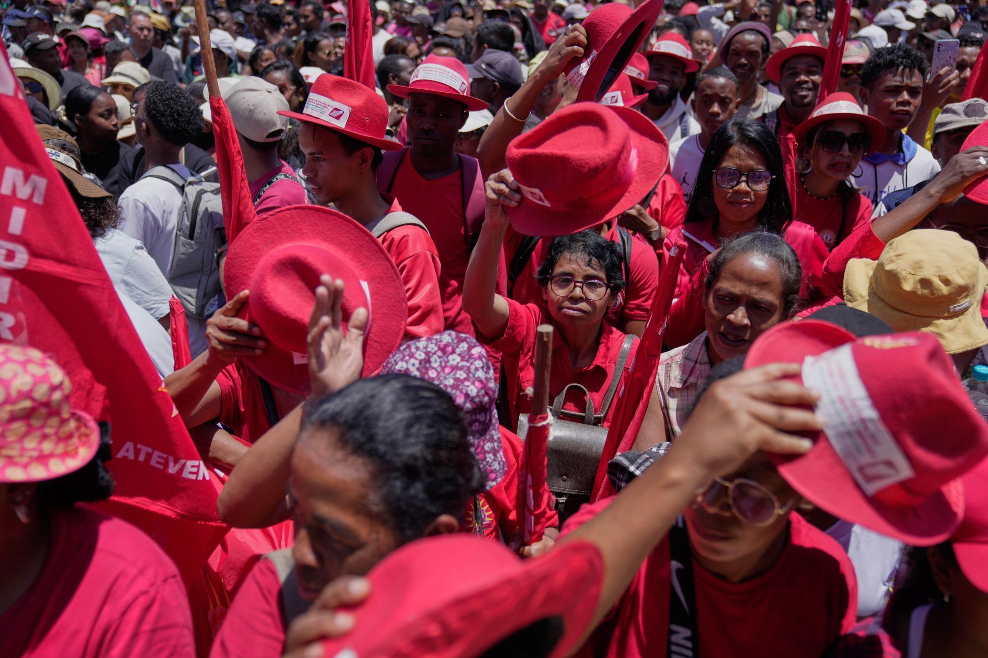 Madagaskar, Afrika, Antananarivo, protest, armáda