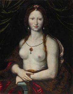 Leonardo da Vinci - falzum, Joos van Cleve (?), 2. čtvrtina 16. století,
Mona Vanna nuda.