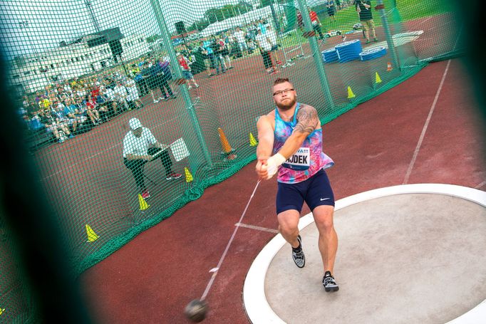 Zlatá tretra 2017, hod kladivem muži (Pawel Fajdek)