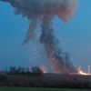 Výbuch rakety Antares