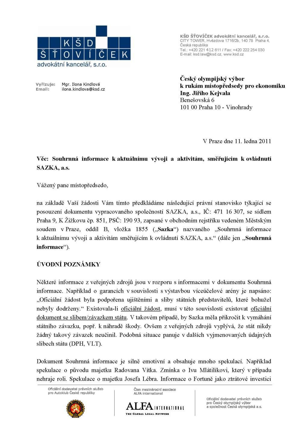 Sazka - dokumet 5-1/2