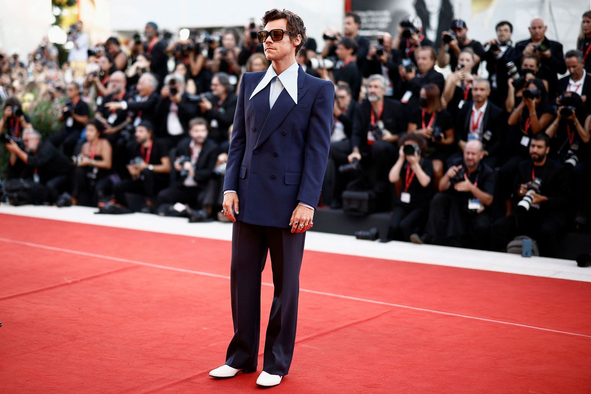 The 79th Venice Film Festival - Harry Styles , žena