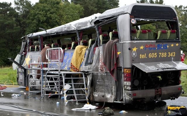 Nehoda autobusu u Berlína