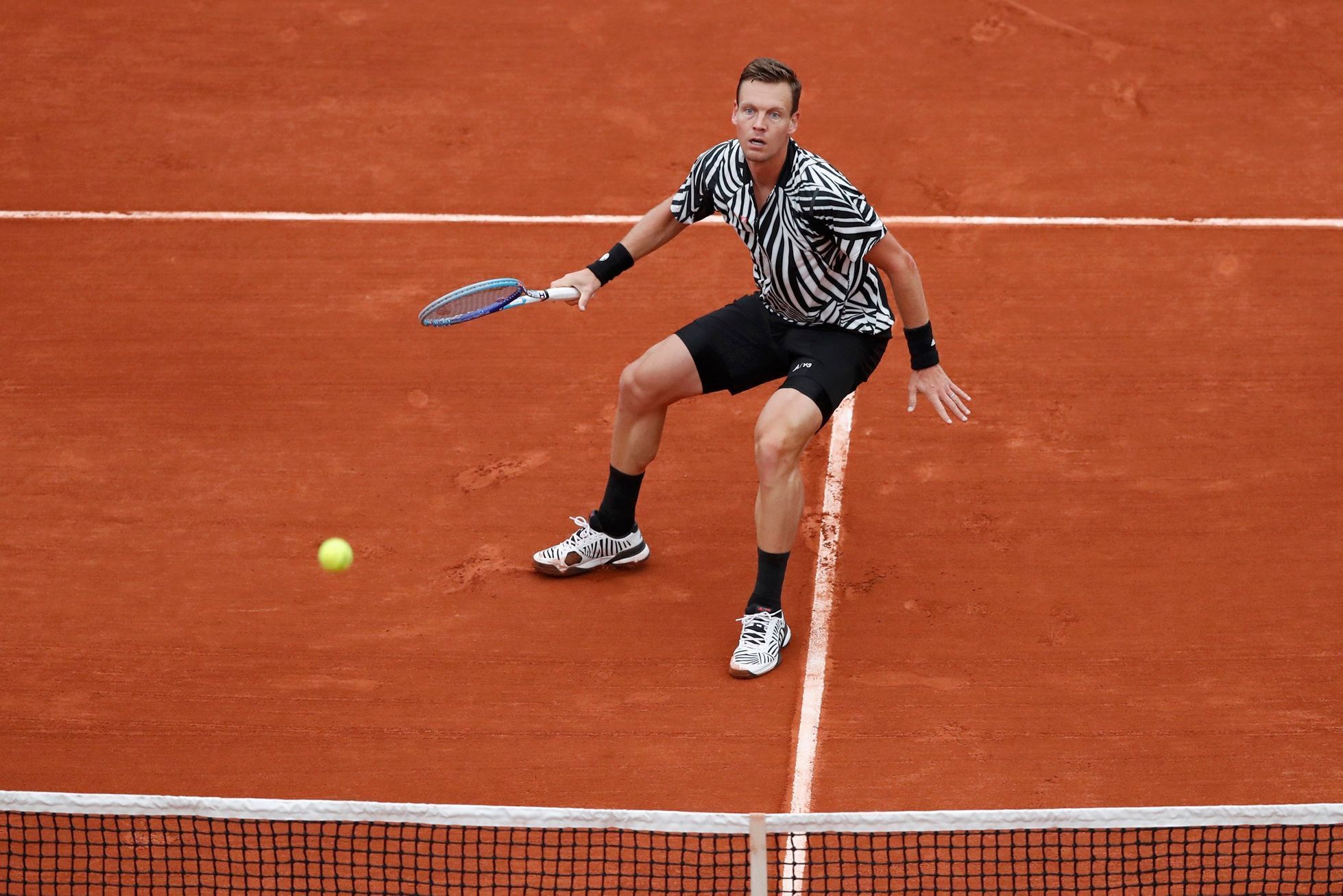 Tennis - French Open Mens Singles Quarterfinal match - Roland Garros - Novak Djokovic of Serbia vs Tomas Berdych of the Czech Republic