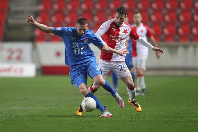 SL, Slavia-Baník: Muris Mešanovič - Filip Kaša