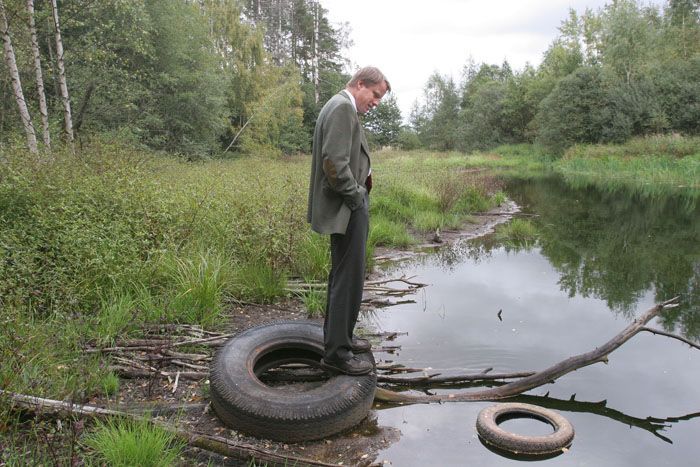 Topolánek s Bursíkem v Sokolovské uhelné pánvi