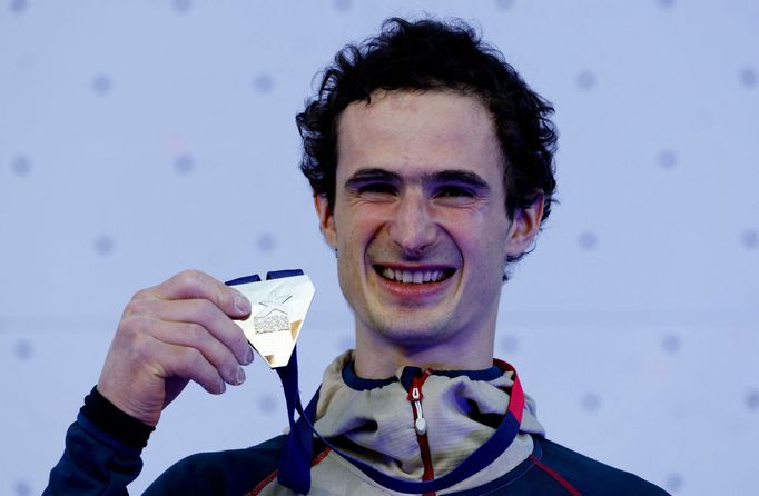 Adam Ondra na ME 2022.