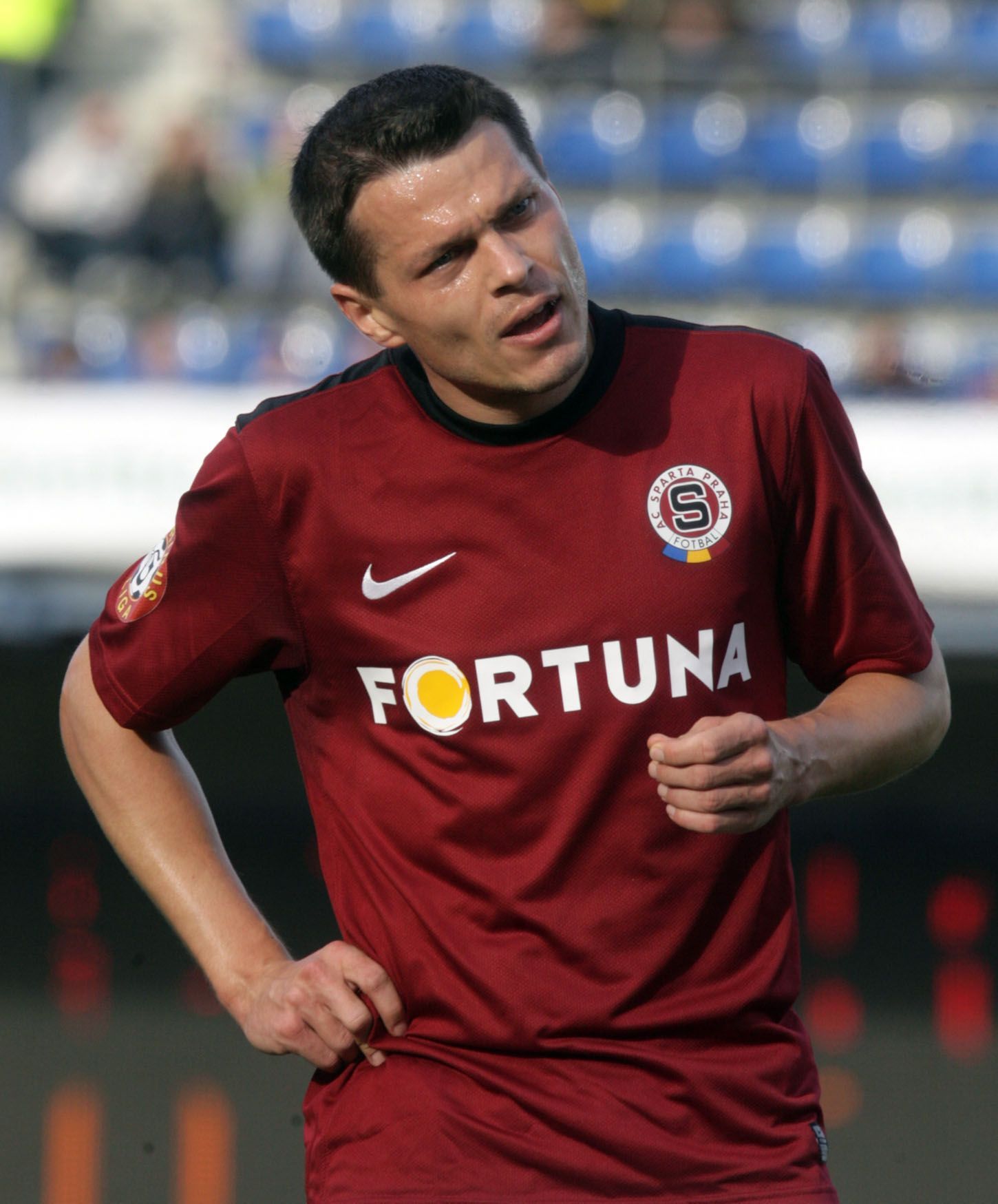 Fotbalista klubu AC Sparta Praha Libor Sionko v utkání Gambrinus ligy.