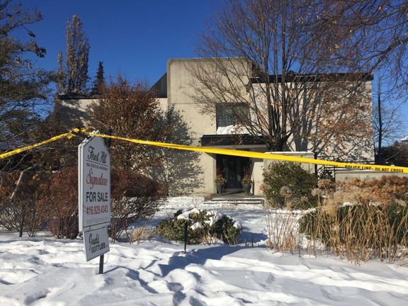 Vila Shermanových v kanadském Torontu, kde byli 15. prosince nalezeni mrtví. 