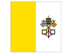 Vlajka Vatikánu.