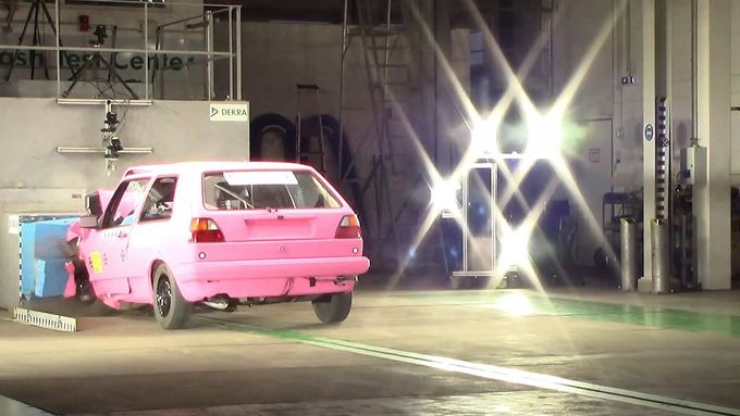 VW Golf II - crashtest