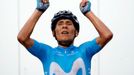 Nairo Quintana v 17. etapě Tour de France 2018