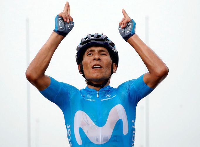 Nairo Quintana v 17. etapě Tour de France 2018