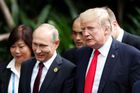 Trump plánuje schůzku s Putinem. Chce se s ním bavit o závodech ve zbrojení nebo KLDR