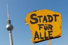 Po celém Německu i v některých dalších evropských zemích se v sobotu konaly protesty proti rostoucím nájmům.